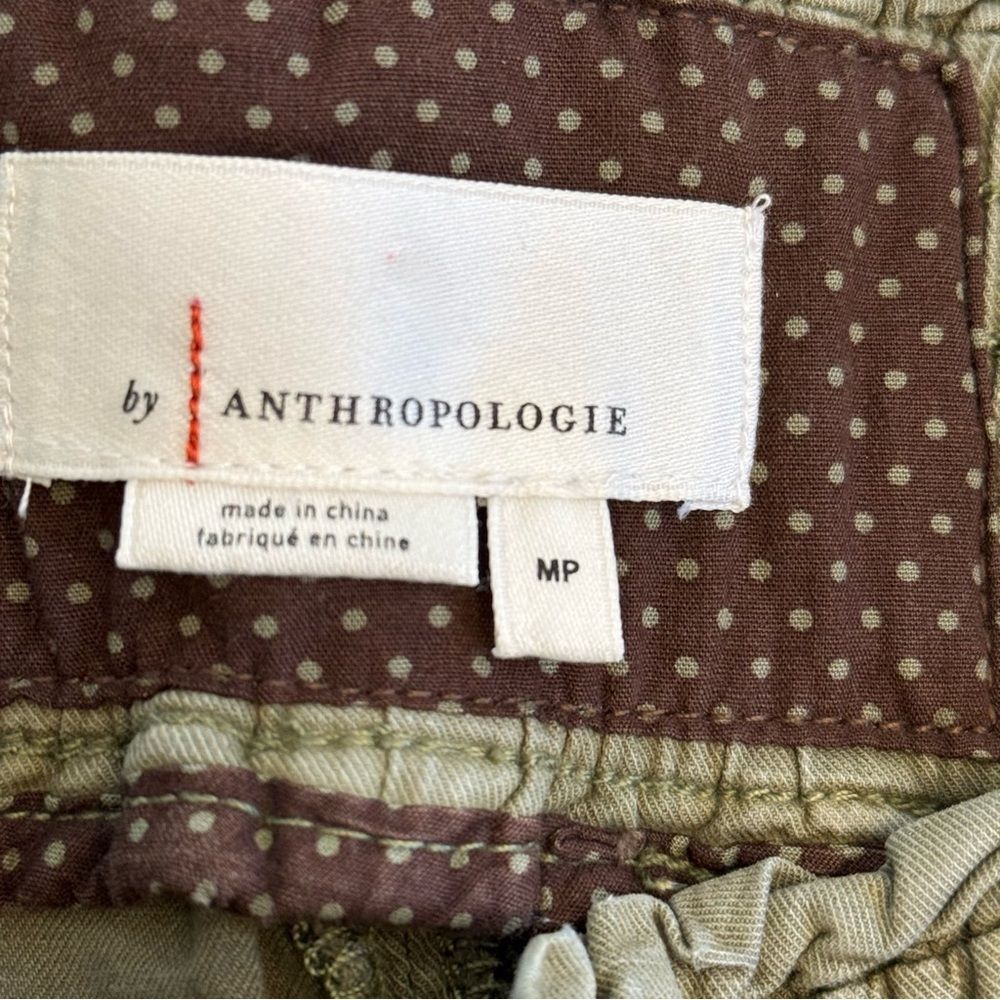 Anthropologie Green utilitarian skirt size MP - Picture 9 of 10